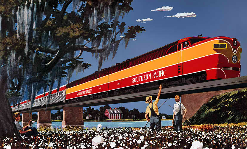 Image result for southern pacific  train southwest 1930s